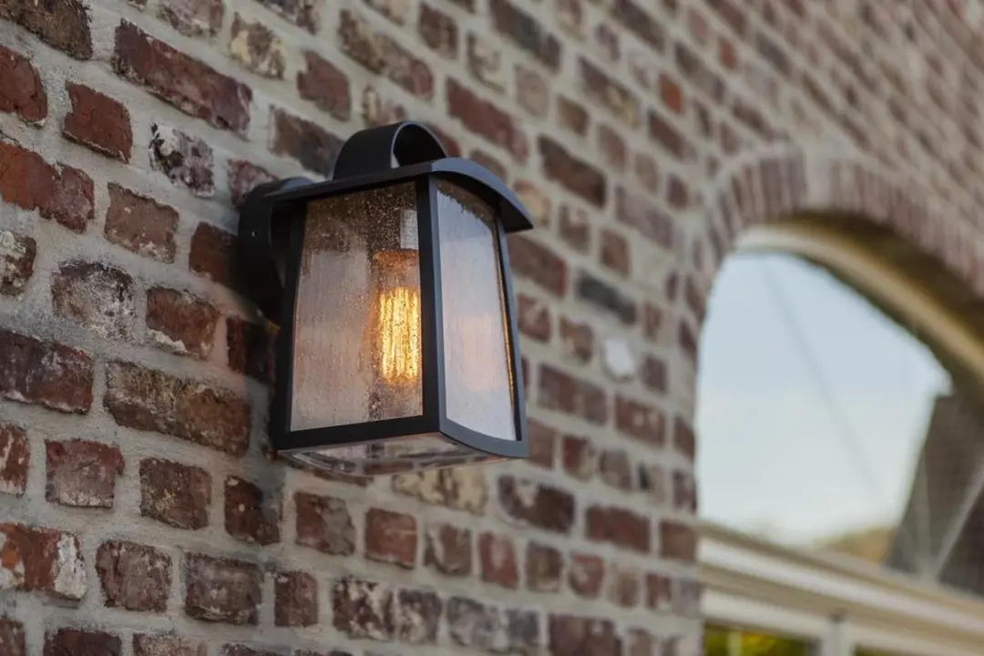 Lutec Kelsey Wandlamp E27 - 40W - Mat Zwart