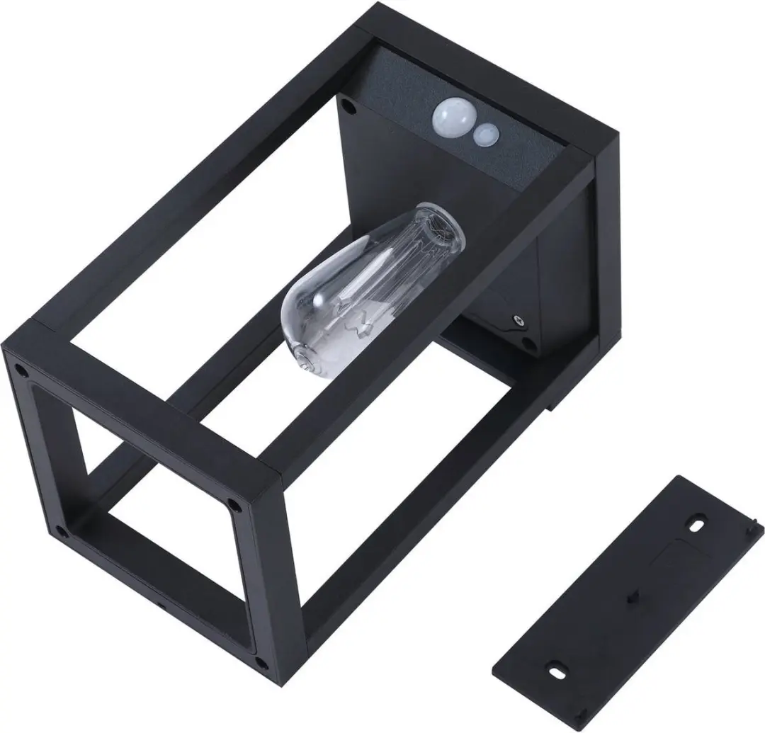 Lindby Slimme Wandlamp Buiten RGB 6W - Zwart/Transparant