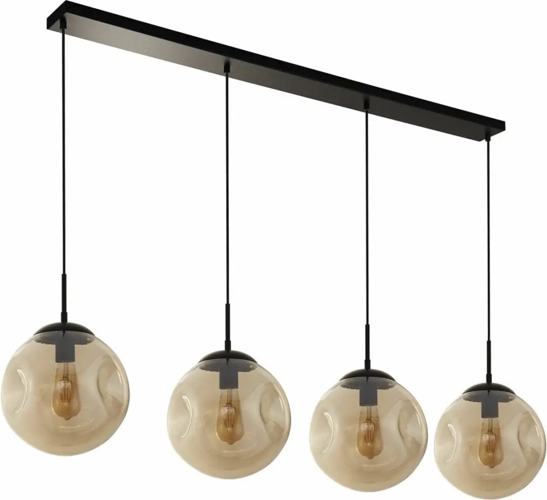 Searchlight PUNCH Pendel Hanglamp Metaal Zwart