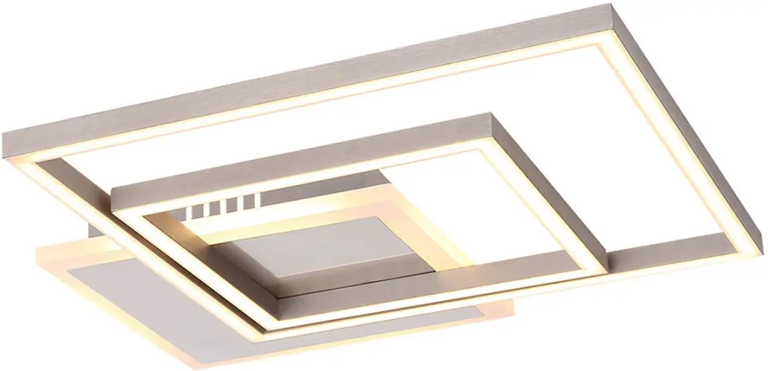 Globo LED Plafondlamp Hoekig 30W 1820Lm Warm Wit - Zilver - afbeelding 6 van 6