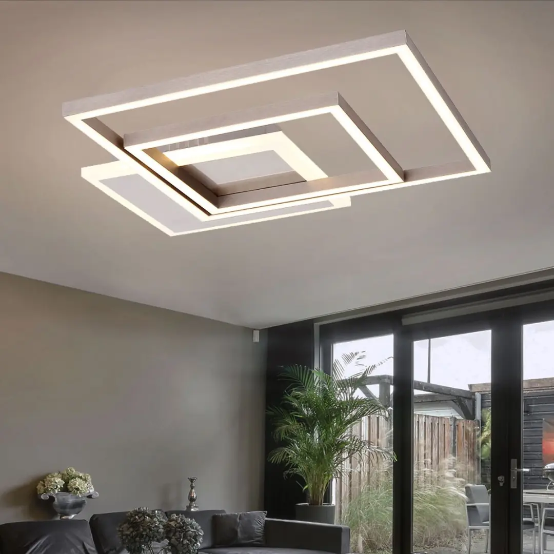 Globo LED Plafondlamp Hoekig 30W 1820Lm Warm Wit