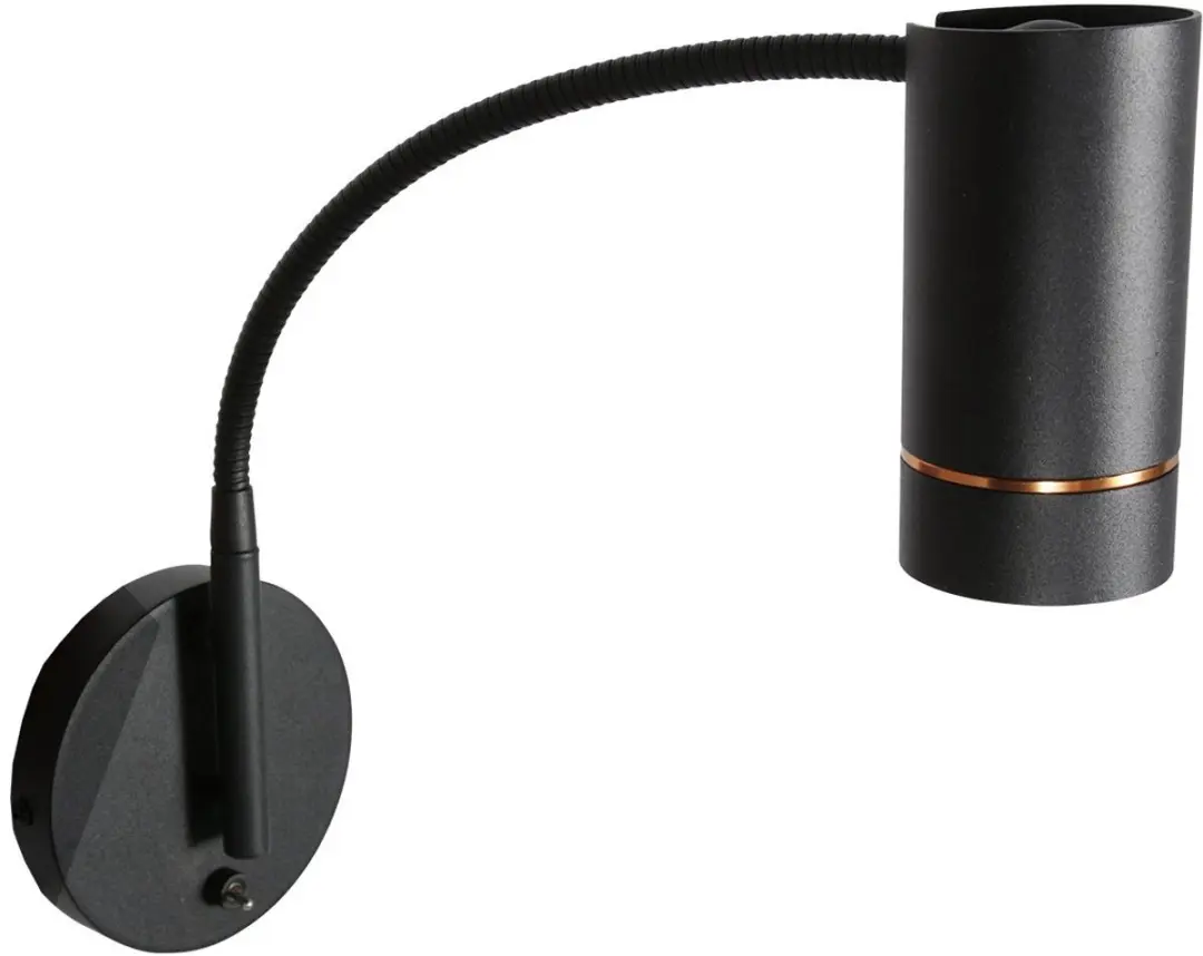 Steinhauer Downlume 4857ZW Wandlamp - 1x GU10 - Zwart