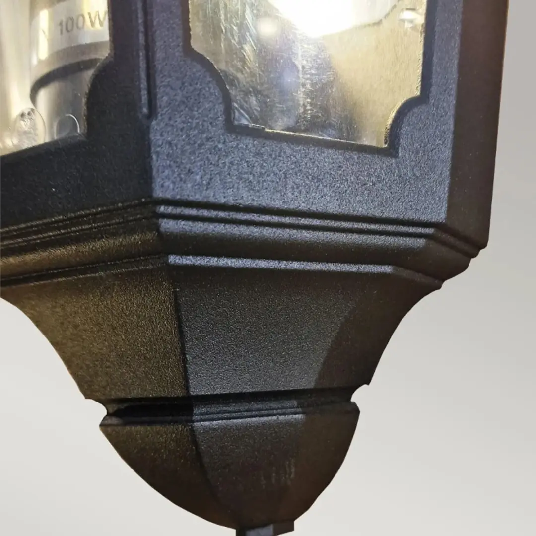 Elstead Lighting Parish LED Buitenlamp E27 60W - IP44 - Dimbaar - Zwart
