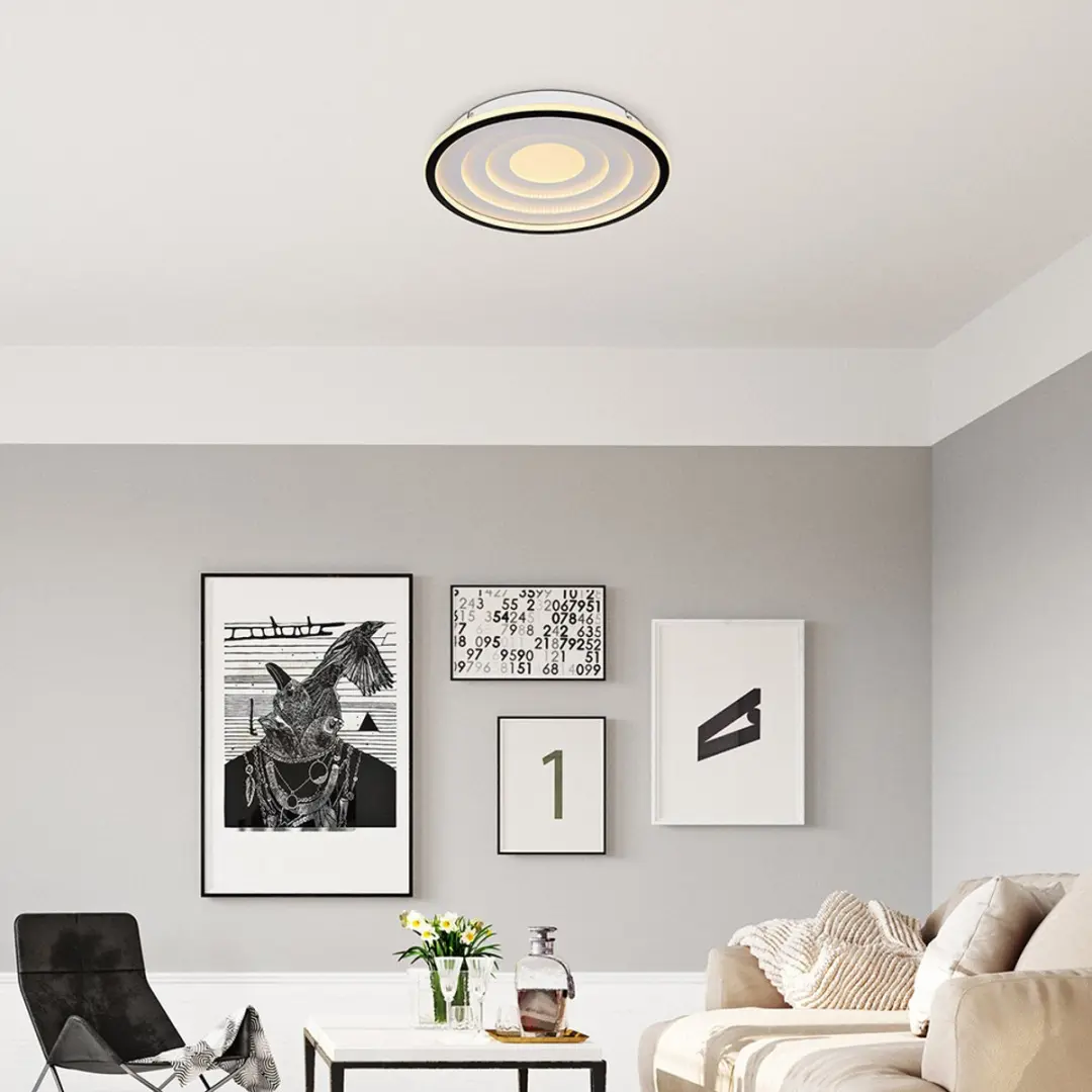 Globo LED Plafondlamp 24W 1200lm Warm Wit - Wit