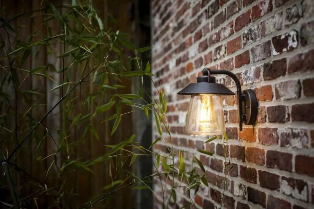 Lutec Cate Wandlamp E27 Mat Roestkleur - IP44 - afbeelding 6 van 6