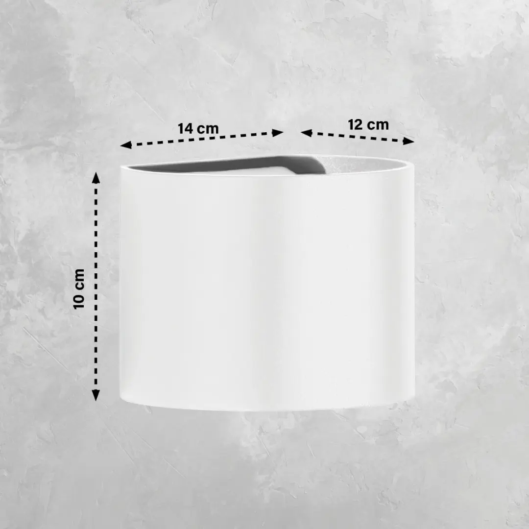 Fischer & Honsel Matteo Wandlamp 6W IP54 - Wit