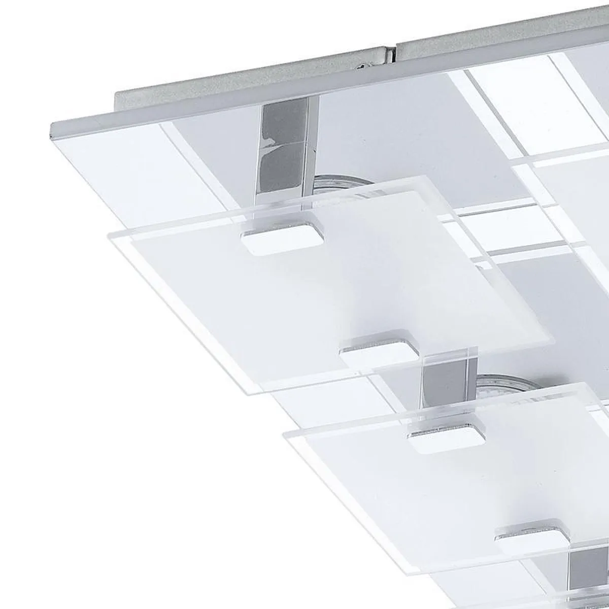 Eglo Vicaro Wandlamp 9 LED - Chroom - Wit - afbeelding 2 van 3
