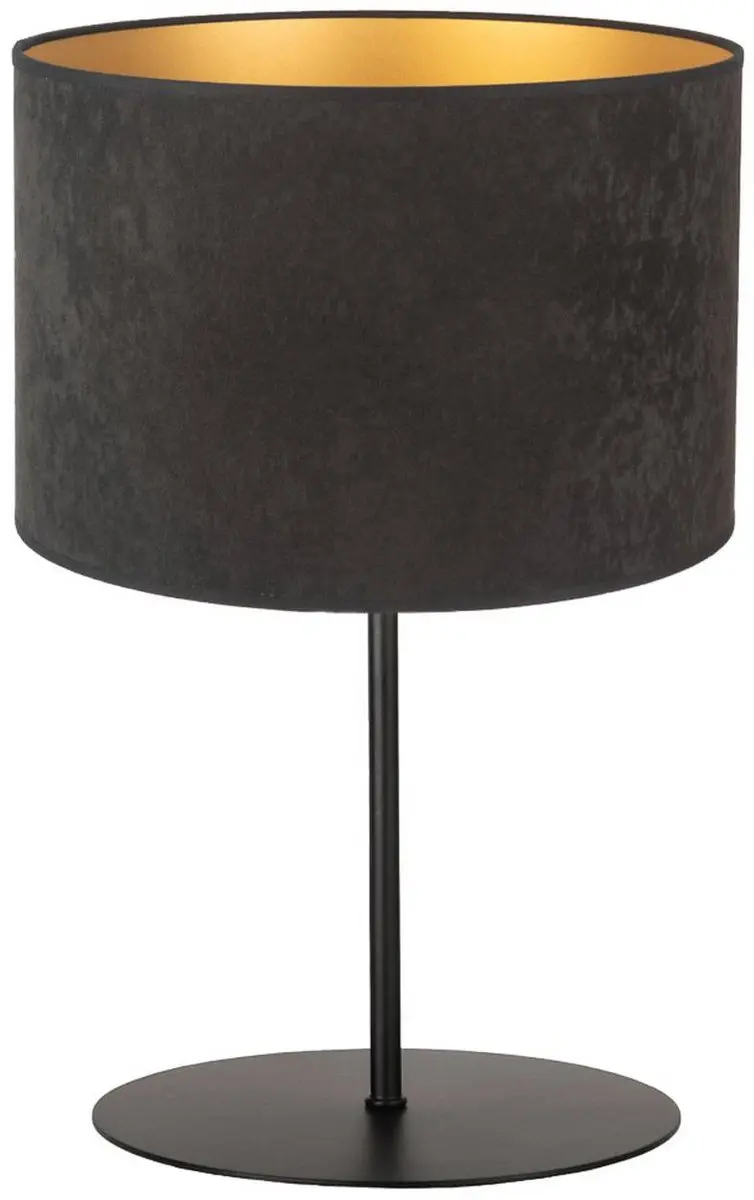 Euluna Tafellamp 1 Licht - 40W - Ø20cm - Zwart/Goud
