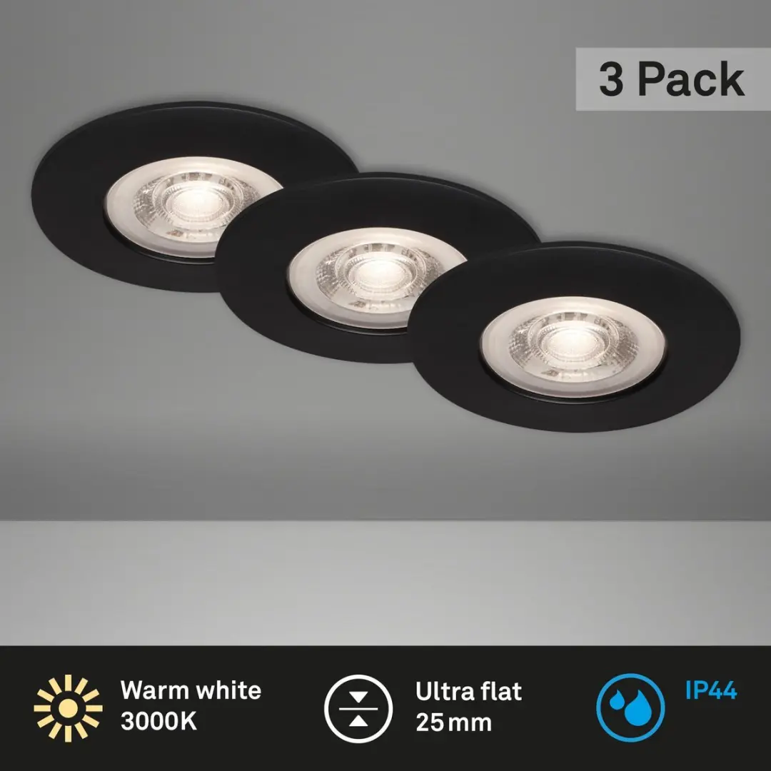 Briloner LED Inbouwspots Ø9cm