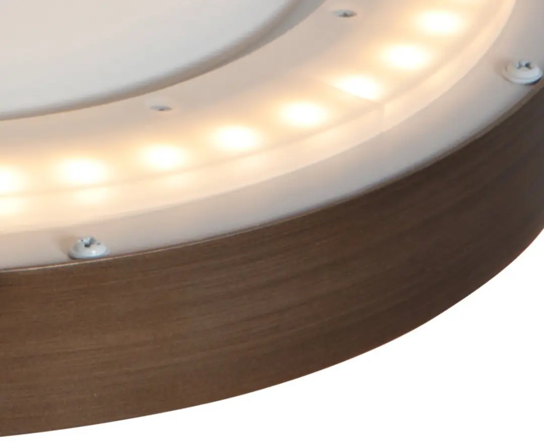 Steinhauer Flady 3686BR Plafondlamp - 2x40W Ø50cm Bruin