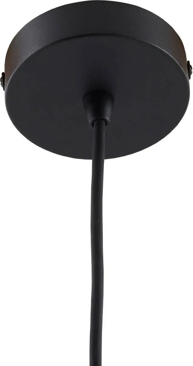 Lucande Hanglamp Buiten 1 Licht Metaal/Acryl E27