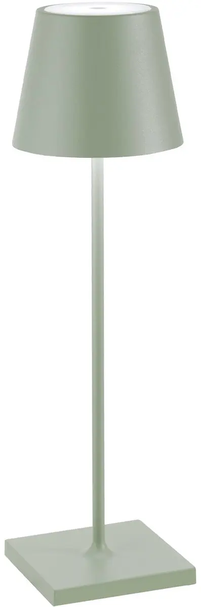 Zafferano Poldina Pro Oplaadbare LED Tafellamp Sage Groen - IP65