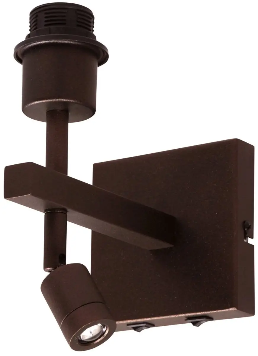 Steinhauer Wandlamp Stang 4868CA - 2 Lichtpunten - 10cm - Bruin