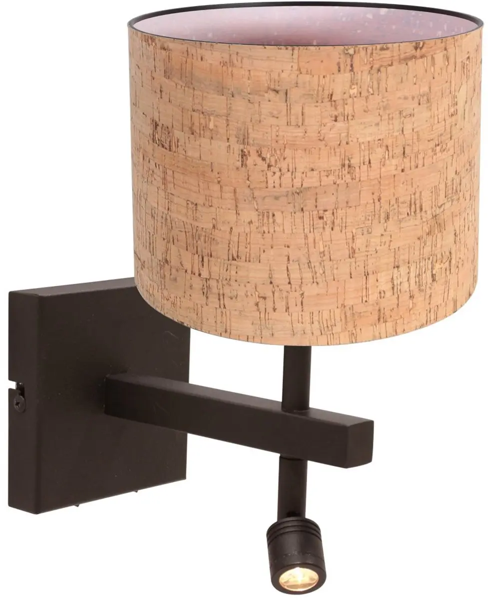 Steinhauer Wandlamp Stang 4868CA - 2 Lichtpunten - 10cm - Bruin