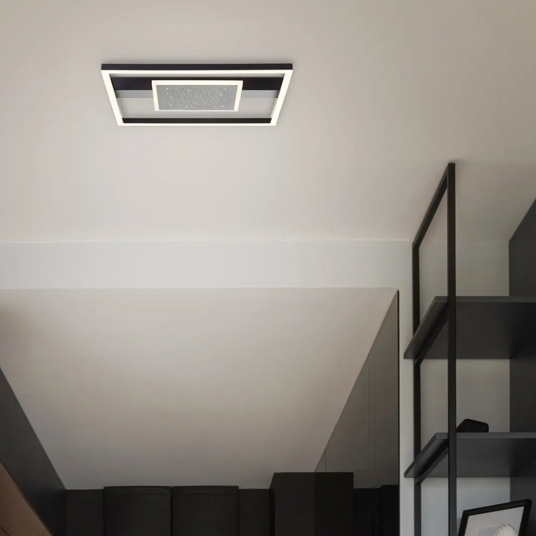 Brilliant Reno Plafondlamp LED 30W 3000K - Zwart