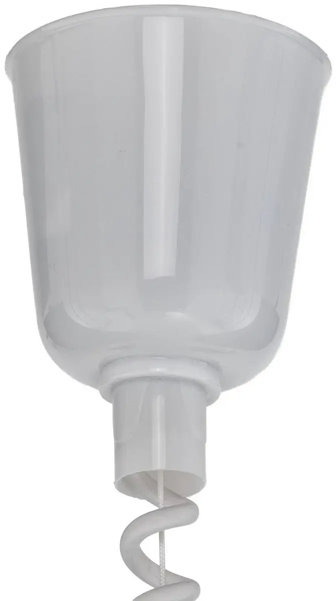Lindby Hanglamp Nadija+ - Metaal - 22cm - Ø43cm - E27 - Wit