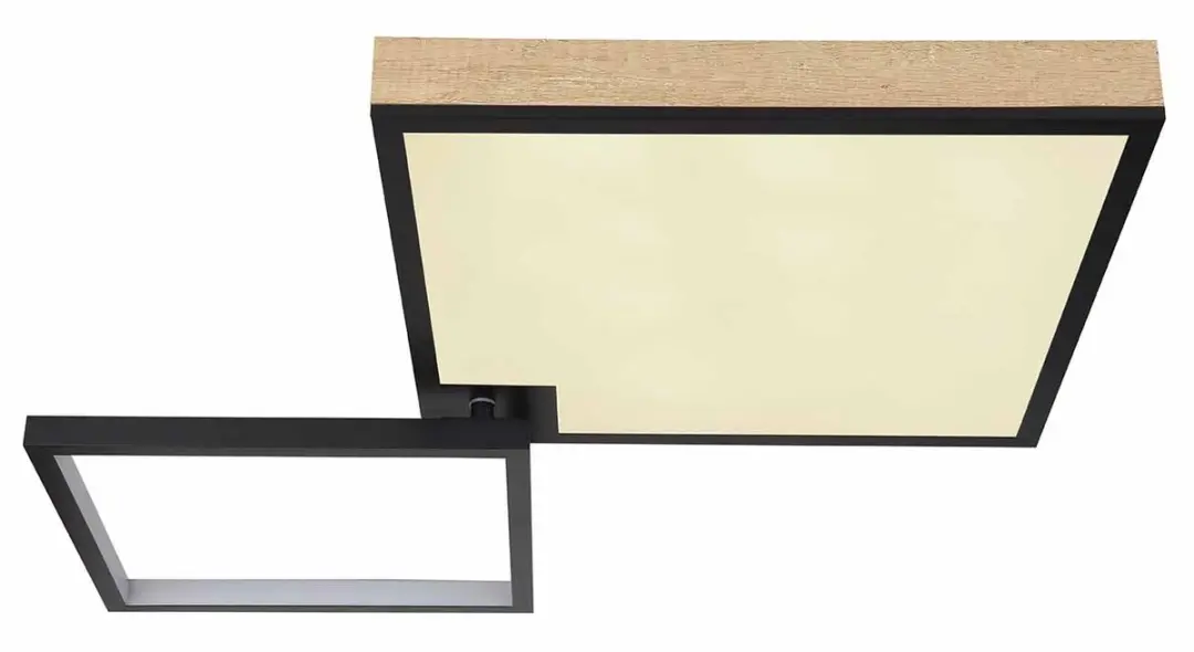 Globo Jacky Plafondlamp LED 2x - Ø55cm - Zwart