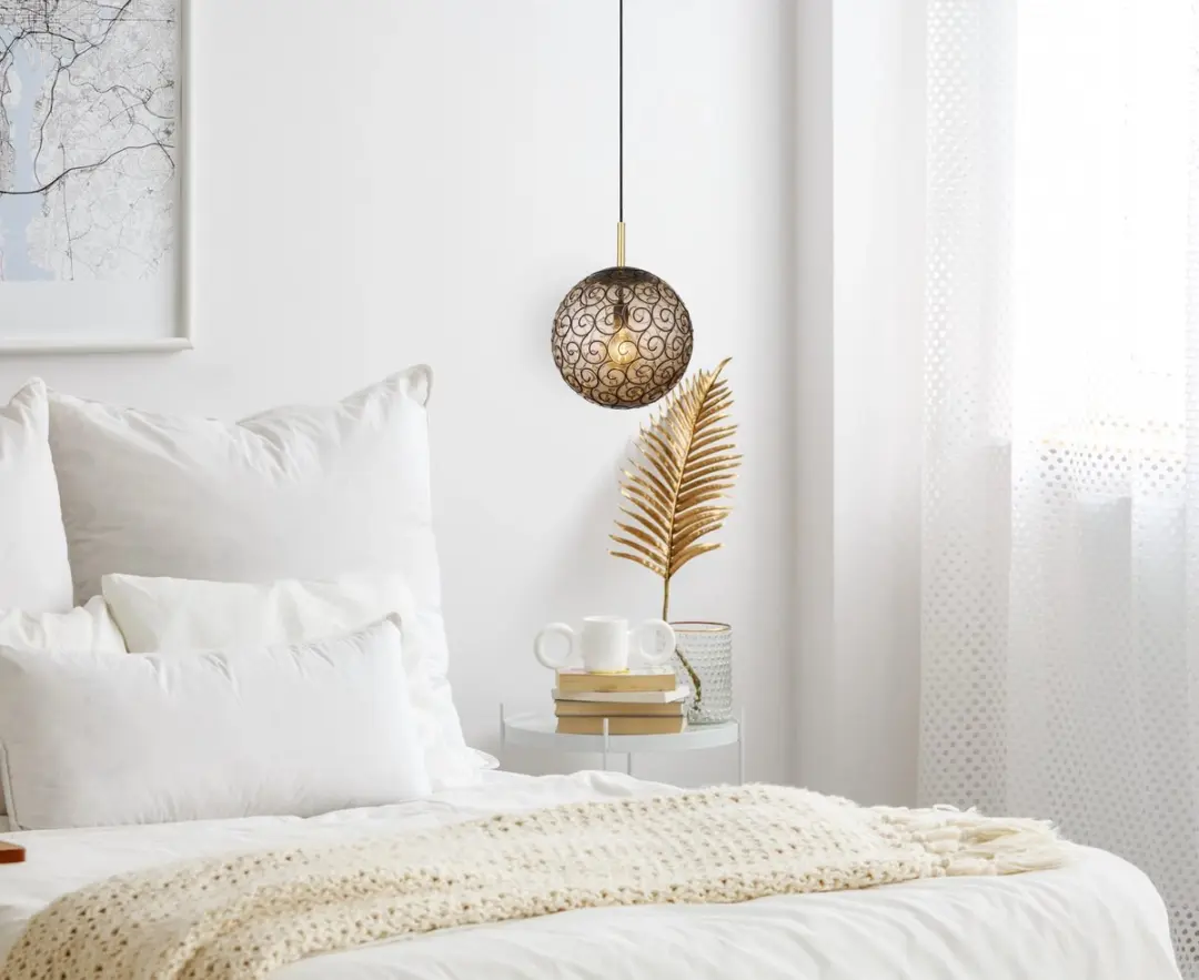 Globo Fitz Hanglamp - Ø35cm - Zwart - afbeelding 6 van 6