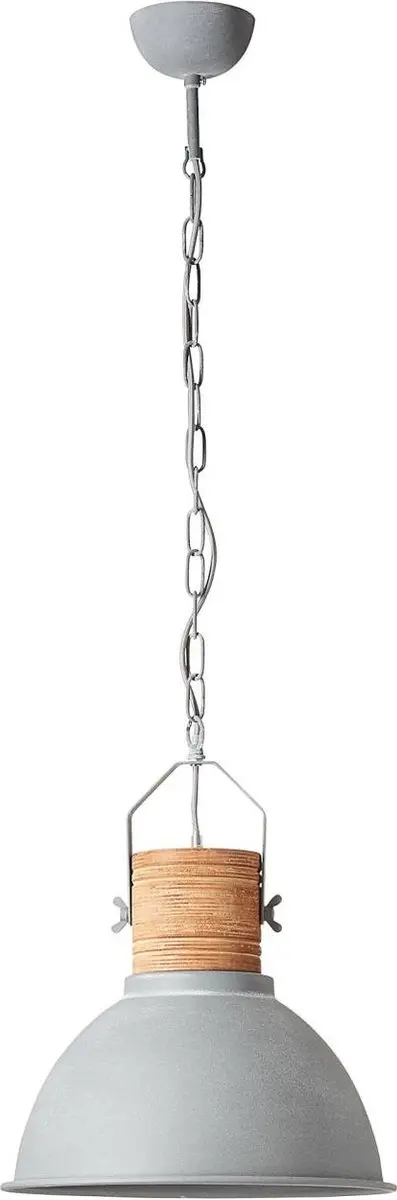 Brilliant FRIEDA Hanglamp - Bruin/Zilvergrijs