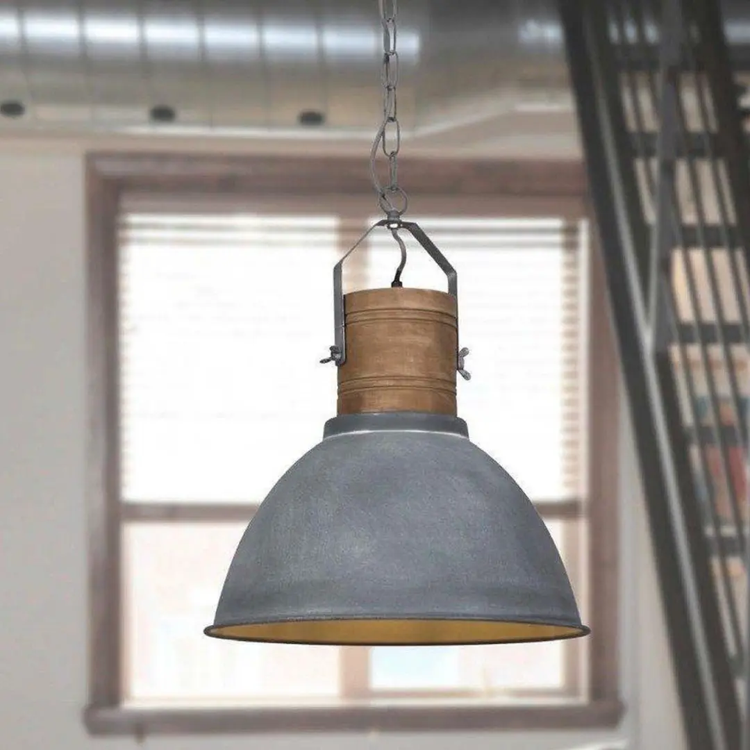 Brilliant FRIEDA Hanglamp - Bruin/Zilvergrijs