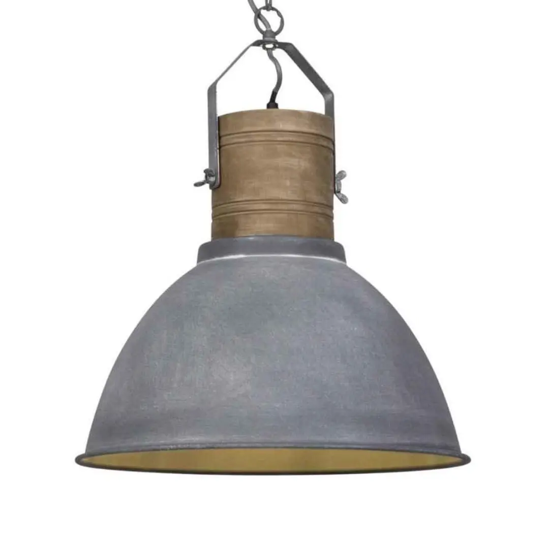Brilliant FRIEDA Hanglamp - Bruin/Zilvergrijs
