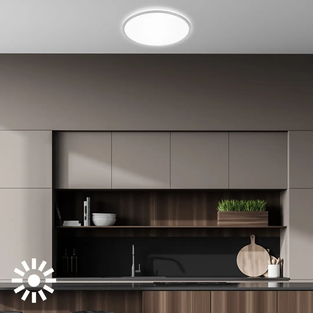 Briloner Pulap A LED Plafonnière 33cm - Chroom