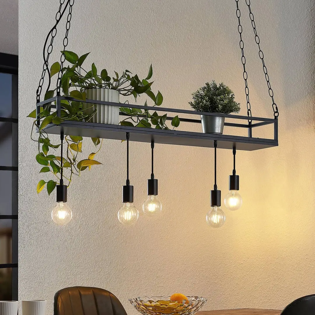 Lindby Hanglamp 5-lichten IJzer