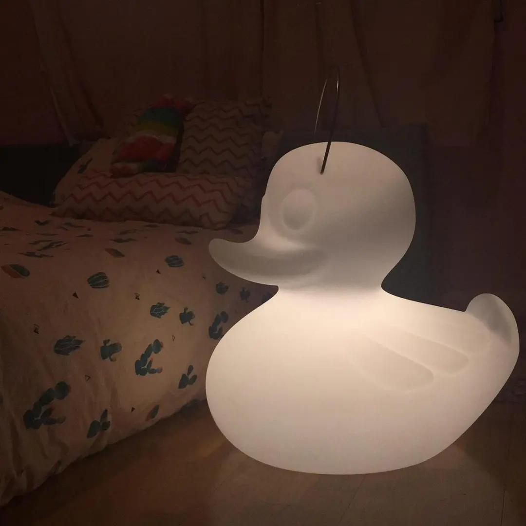 Goodnight Light Eend Duck XL Lamp - Wit - Kleurveranderend