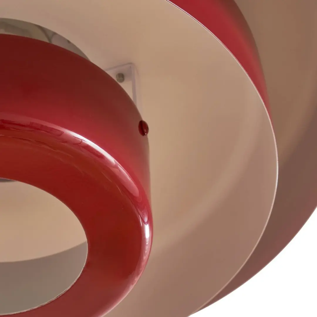 Lindby Hanglamp Metaal 1 Licht E27 - Rood
