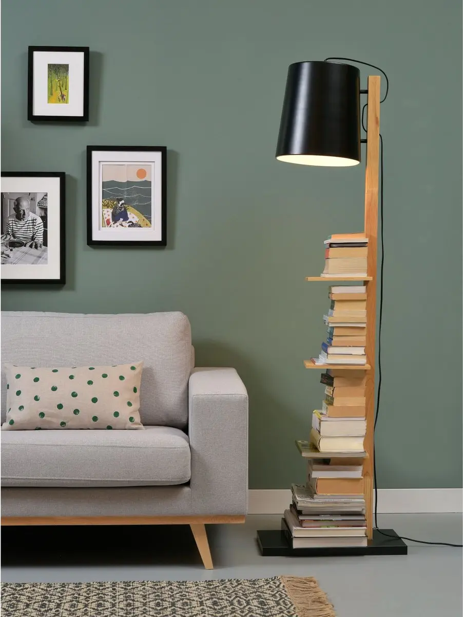 it's about RoMi Cambridge Vloerlamp - Zwart - 60W