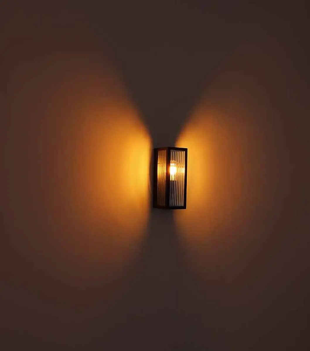 Globo Wandlamp Gundula 31980 - 1 Lichtpunt - Ø12cm - Zwart