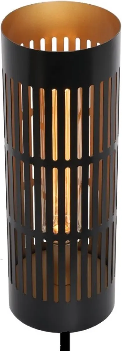 Freelight Scarico Vloerlamp - 1x E27 - 25W - Zwart & Goud