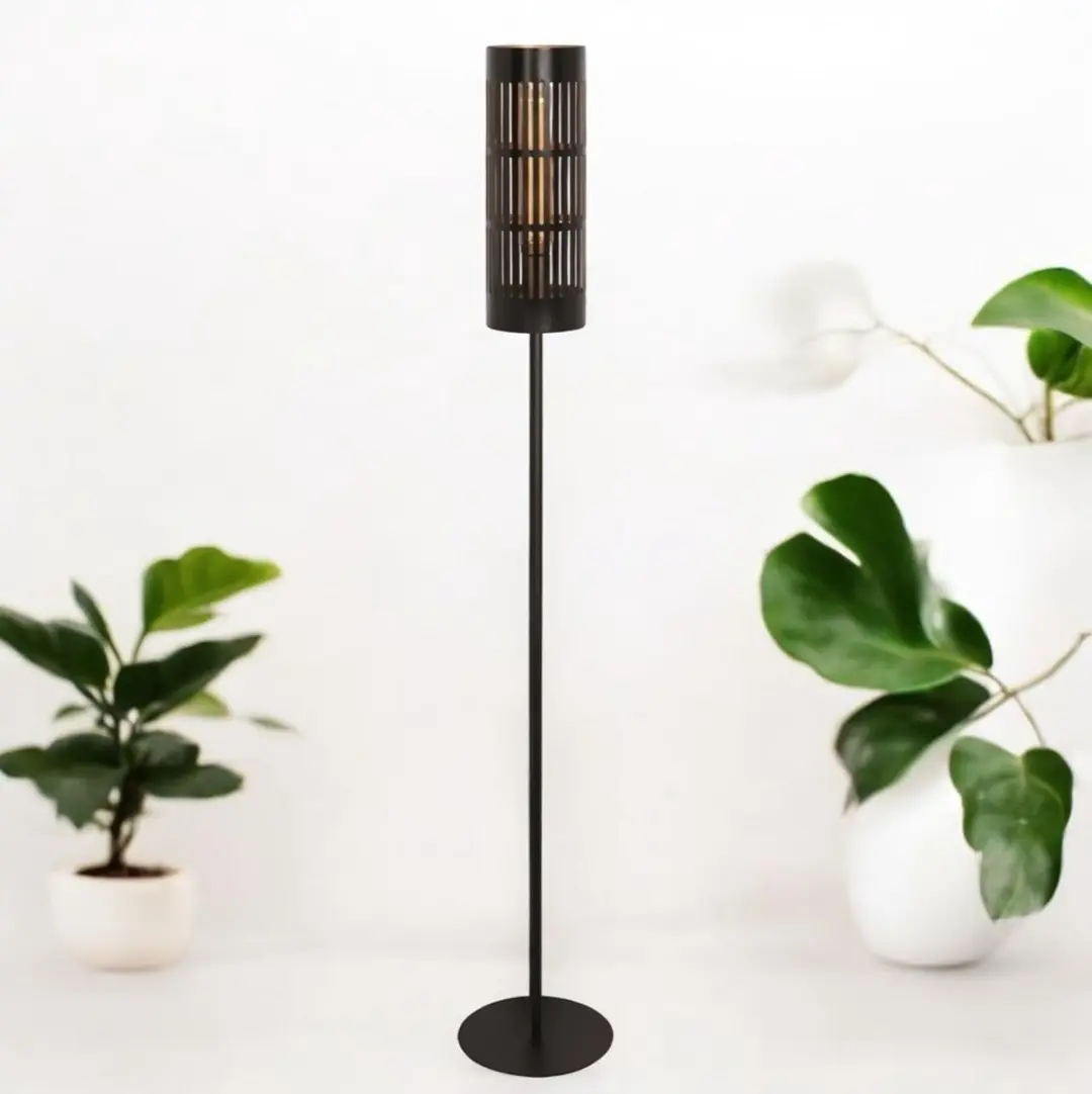 Freelight Scarico Vloerlamp - 1x E27 - 25W - Zwart & Goud