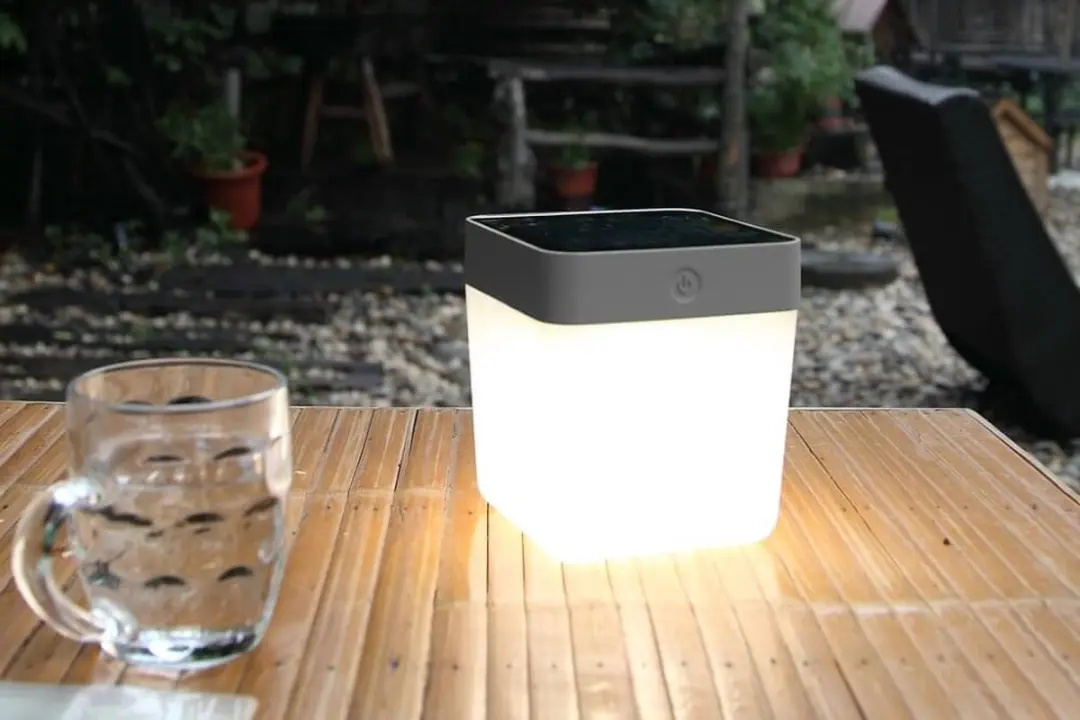 Lutec Table Cube Draagbare LED Solarlamp