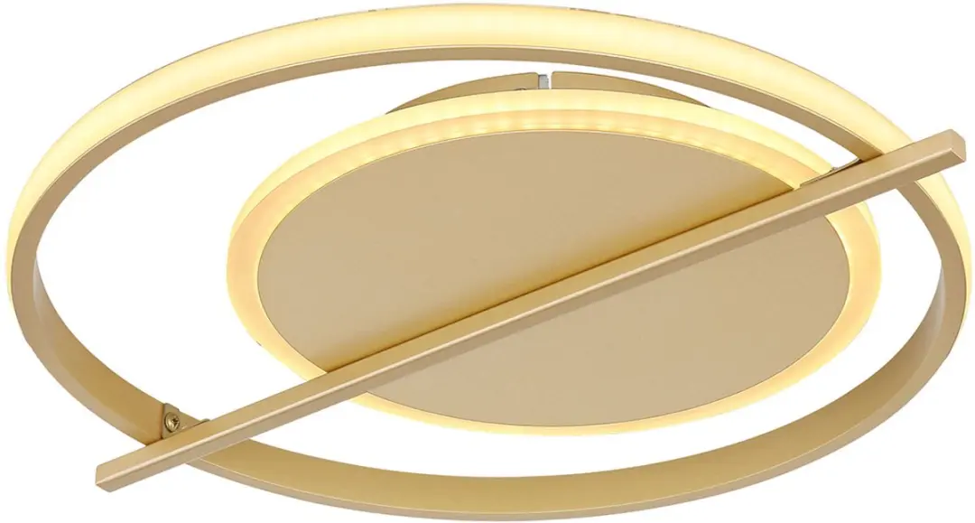 Globo Reball LED Plafondlamp 36cm - Goud