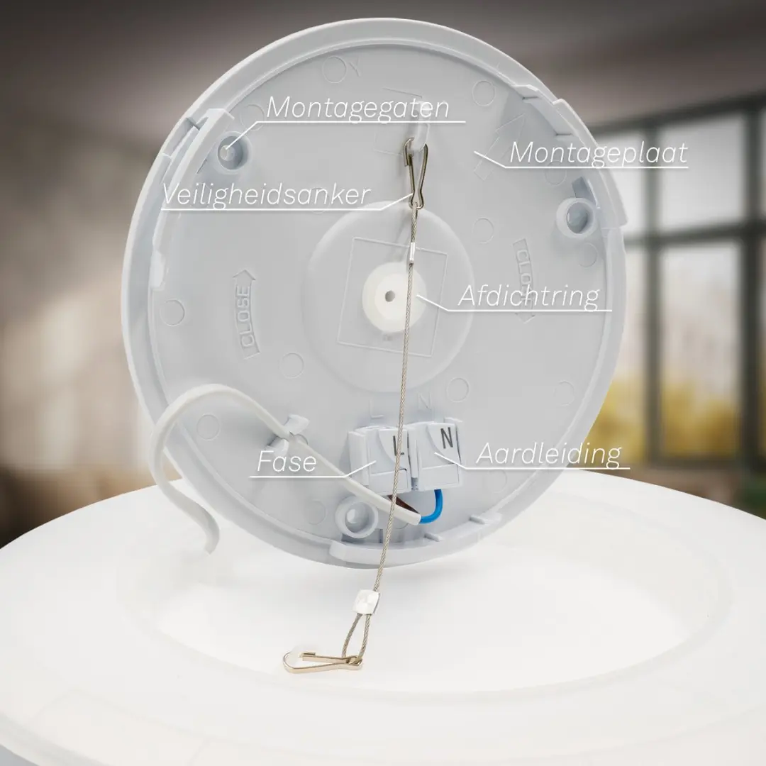 Briloner Tava A LED Plafondlamp - Ø29cm - Wit