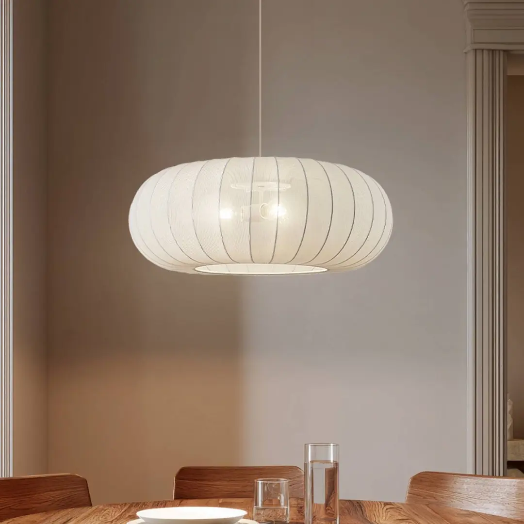 Lindby Hanglamp 3-lichts Textiel Metaal 70cm