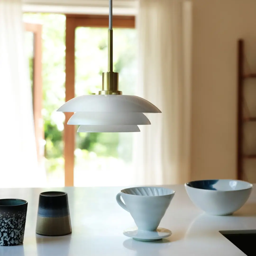 Dyberg Larsen DL20 Hanglamp 20cm Glas/Koper - Wit