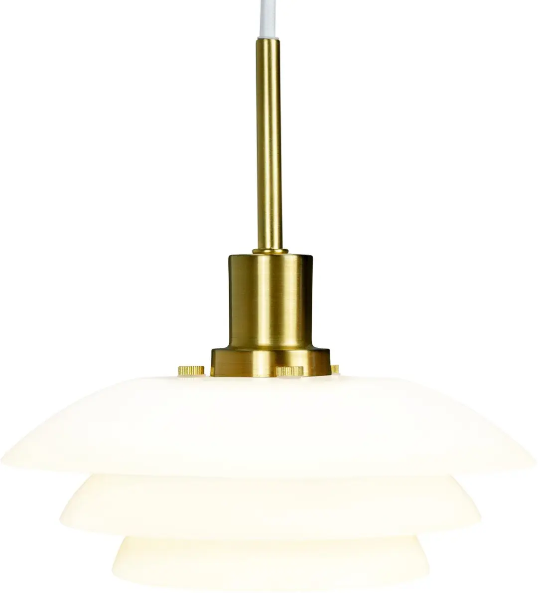 Dyberg Larsen DL20 Hanglamp 20cm Glas/Koper - Wit