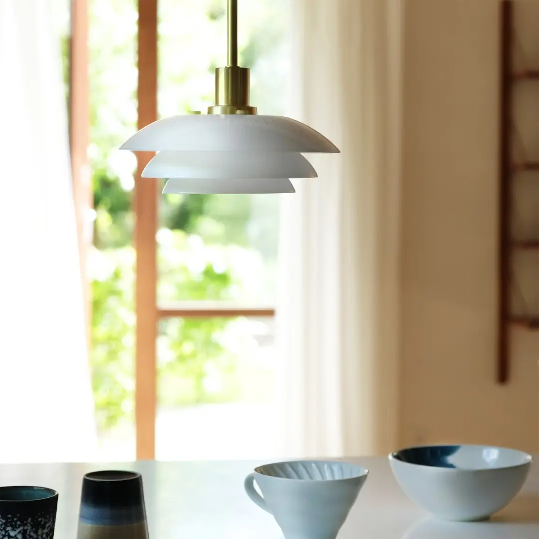 Dyberg Larsen DL20 Hanglamp 20cm Glas/Koper - Wit