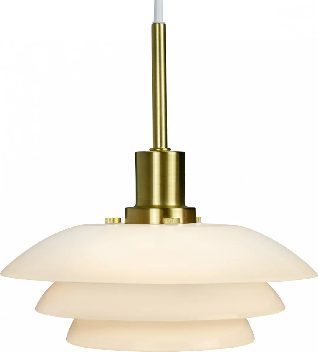 Dyberg Larsen DL20 Hanglamp 20cm Glas/Koper - Wit