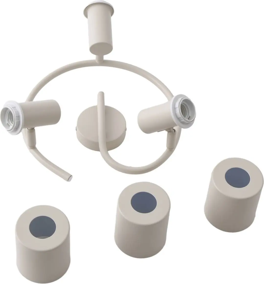 Lindby Buitenspot 3-Licht Beige - E27
