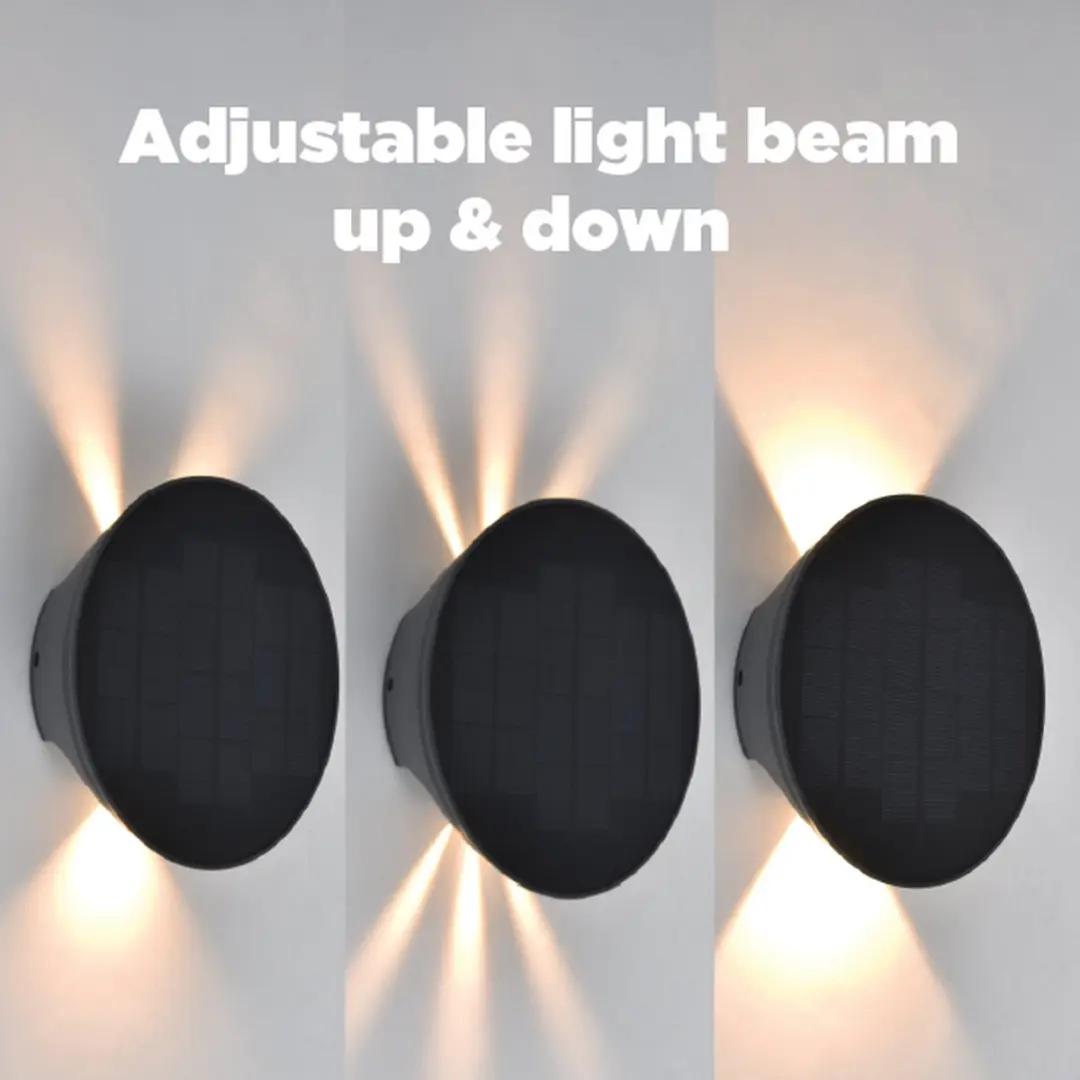 Lutec Belka LED Wandlamp Hybride - 2x280 Lm 3000K - Donkergrijs - afbeelding 6 van 6
