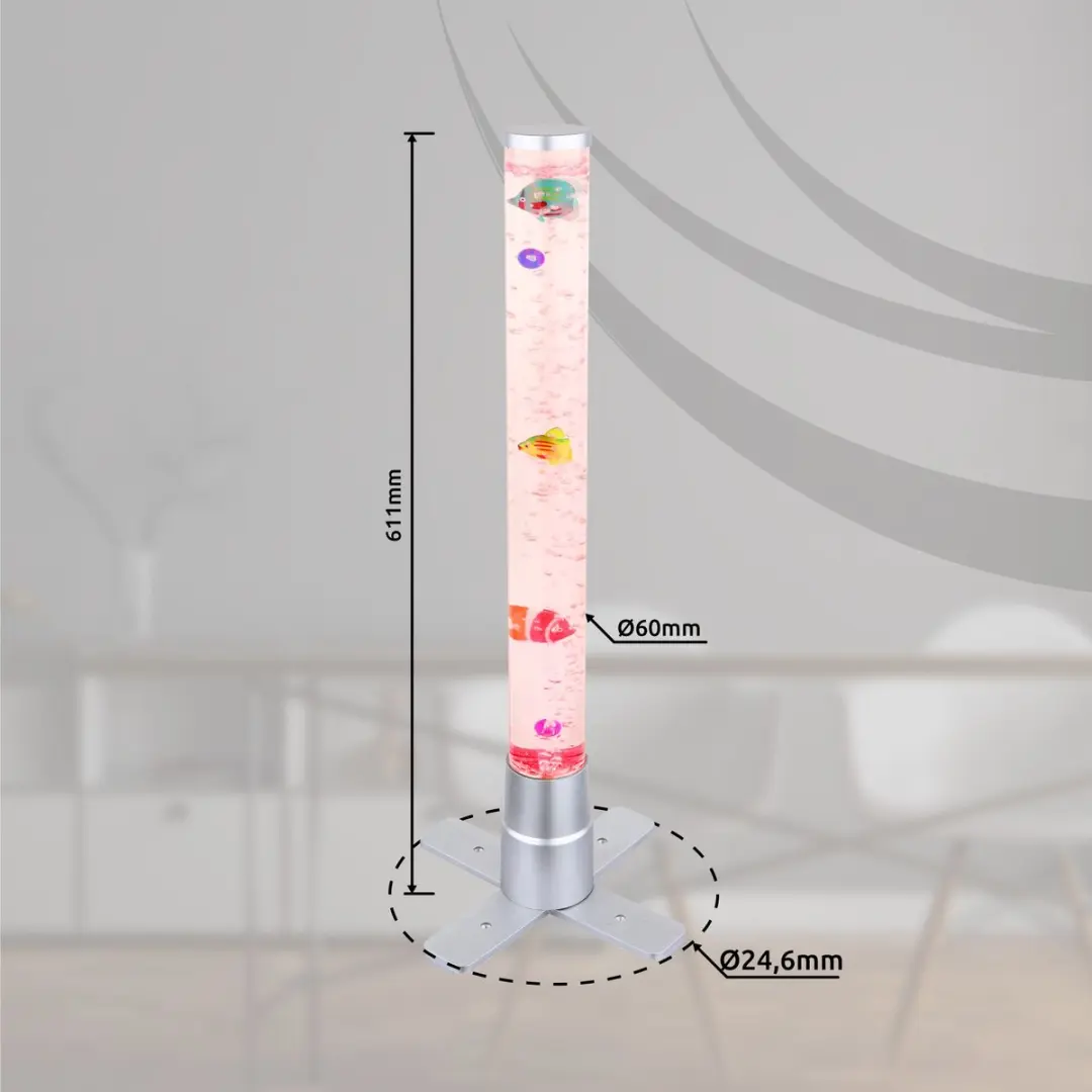 Globo Mendoza LED Lavalam Lamp - 25cm - Multicolor - afbeelding 6 van 6