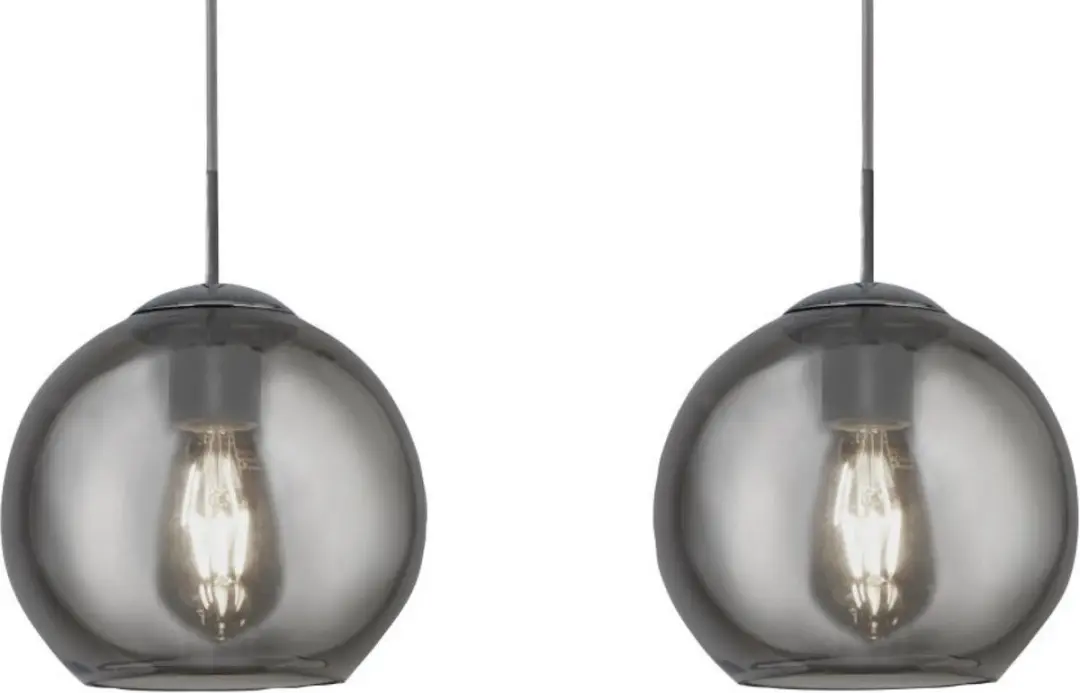 Searchlight Hanglamp Balls 3L - 3x60W Rookglas