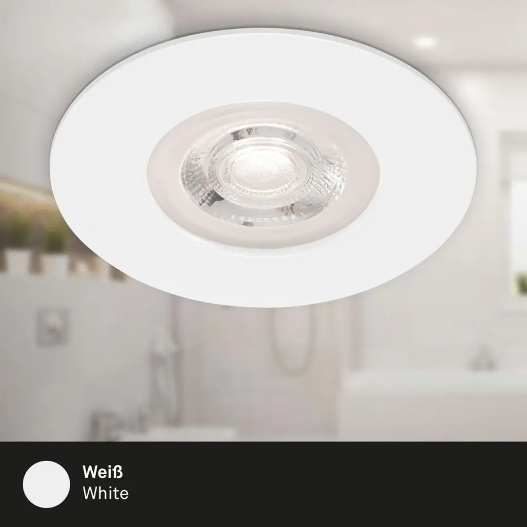 Briloner Kulana LED Inbouwspots Set 12 Stuks - Ø9cm - 480 Lm - Wit