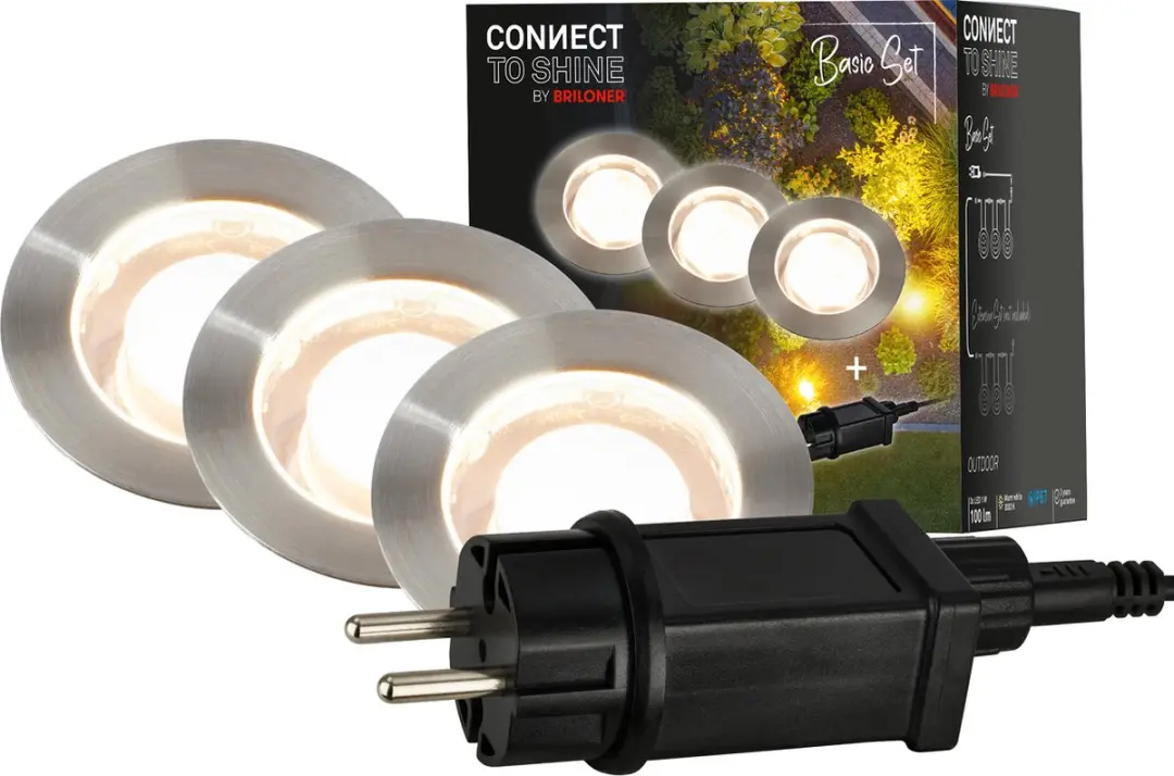 Briloner LED Grondspot Set 3 Stuks