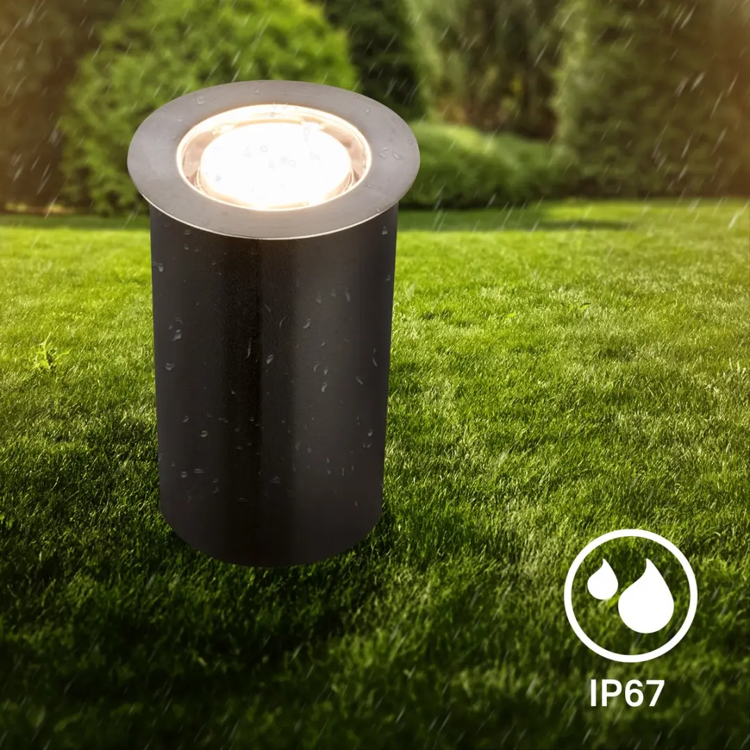 Briloner LED Grondspot Set 3 Stuks - Warm Wit 3.000K - IP67