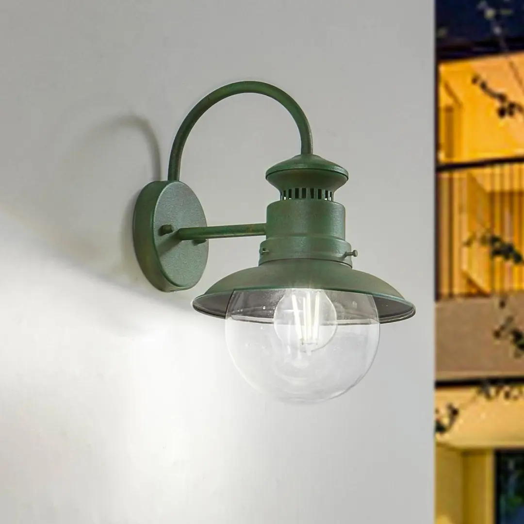 Lindby Wandlamp Buiten 1 Licht E27 - Groen