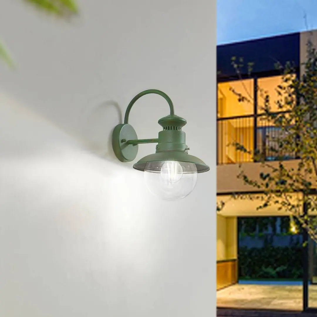 Lindby Wandlamp Buiten 1 Licht E27 - Groen